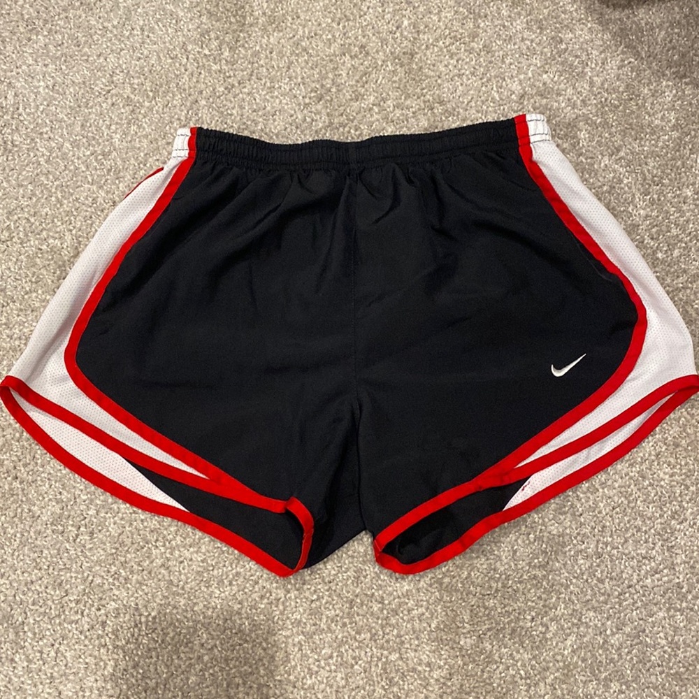 Nike running shorts black/red/white
